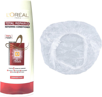 

L'Oreal Paris Total Repair <5 Advanced Repairing Set of 2 (Conditioner+Shower Cap)(Set of 2)