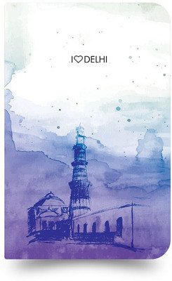 

inkFlap Pocket-size Journal(FlapBook Mini Premium Notebook - I Love Delhi (Qutub Minar), Multihued)