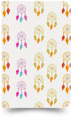 

inkFlap Pocket-size Journal(FlapBook Mini Premium Notebook - Dream Catcher, White)