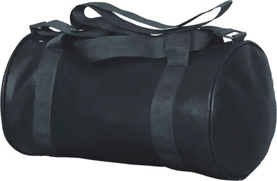 

Star NV Bags Sporty Artifical Leather Gym Bag(Black)