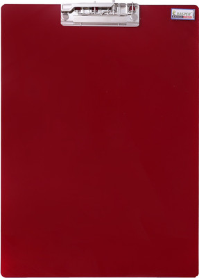 

Rasper Red Acrylic Clip Board Exam Pad (14x10 Inches) Premium Quality(Set of 1, Red)