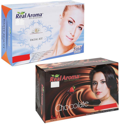 

Real Aroma White Beauty Cocolate Facial Kit 740 g(Set of 2)