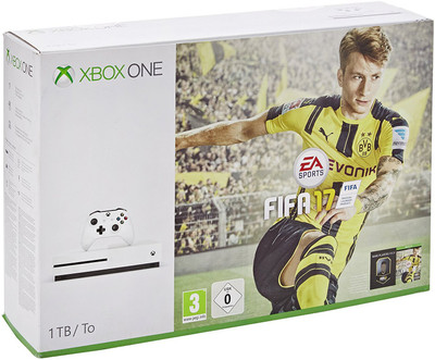 

Microsoft Xbox One S 1 TB Console 1000 GB with FIFA 17(White)