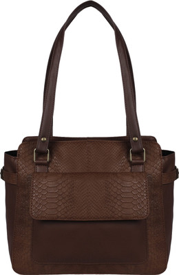 

BERYPECKERS Hand-held Bag(Brown)