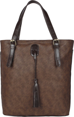 

BERYPECKERS Hand-held Bag(Brown)