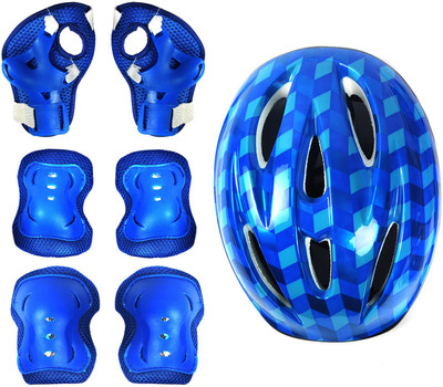

COCKATOO 4 in 1 helmet set Cycling Helmet(Blue