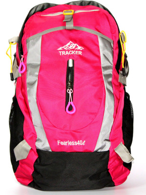 

CARRY MEE 16 inch Laptop Backpack(Pink, Grey), Blue