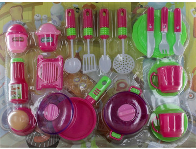

Hamleys NE Comdaq KITCHEN CROCKERY CUTLERY PINK(Multicolor)