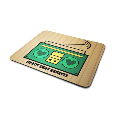 

Snoby heartbeat benefit printed mousepad Mousepad(Multicolor)