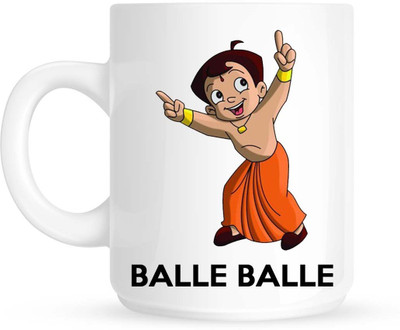 

HuppmeGift Balle Balle White Ceramic Mug(350 ml)