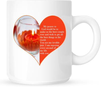 

Chanakya Best Husband White Coffee Ceramic Mug(350 ml), Multicolor