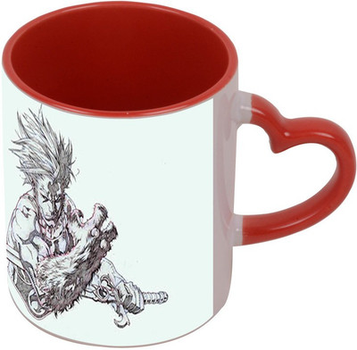 

Arkist thundercats 2011 lion o 9 Red Ceramic Mug(340 ml), Multicolor