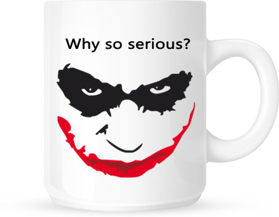 

Chanakya Johnny Bravo White Coffee Ceramic Mug(350 ml), Multicolor