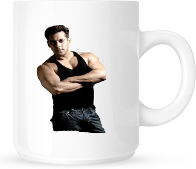 

Chanakya Salman Khan White Coffee Ceramic Mug(350 ml), Multicolor