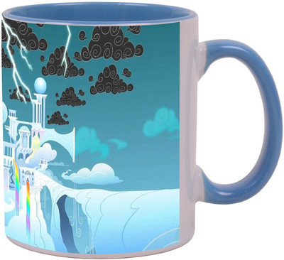 

Arkist my little pony castle Blue Ceramic Mug(340 ml), Multicolor
