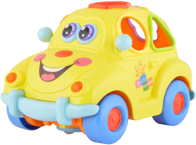 

Miss & Chief Fruit Car with Music/Light/Block/Electric Universal Toy For Baby(Multicolor)