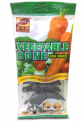 

Gnawlers Dog Snack Bone Vegetable Dog Treat(55 g, Pack of 3)