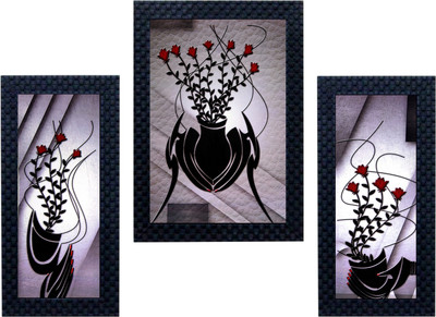 

Craftkriti Flower pot Religious Frame