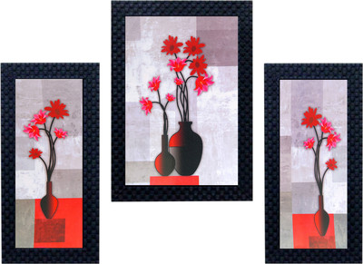 

Craftkriti Flower pot Religious Frame