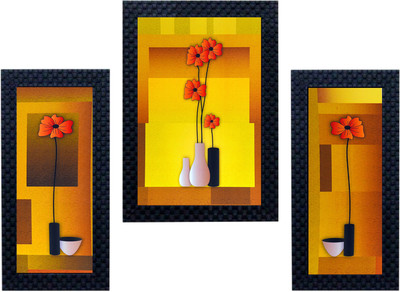 

Craftkriti Flower pot Religious Frame