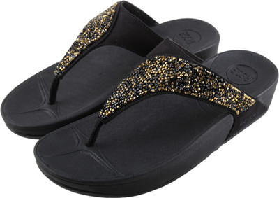 

IRSOE Women Black Wedges