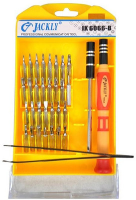 

Jackly Ratchet Screwdriver Set, Yellow;orange