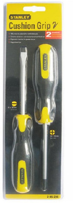 

Stanley Combination Screwdriver Set, Black;yellow