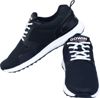 

Gowin By Triumph Thrust Black Walking Shoes For Men(Blue