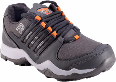 VOKSTAR VOKSTAR Running Shoes For Men(Grey, D gry/org