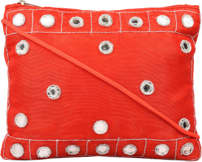 

Anekaant Women Casual Red Polyester Sling Bag