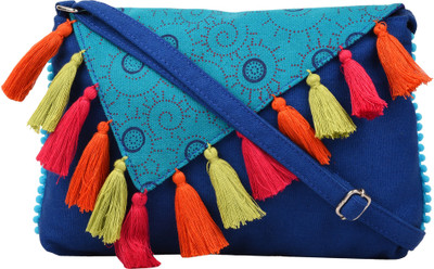 

Anekaant Women Casual Multicolor Canvas Sling Bag