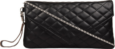 

Anekaant Women Casual Black PU Sling Bag