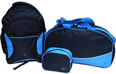 

Goldendays Combo Set of 3( Travel bag, Laptop Backpack & Shaving Kit Bag) Small Travel Bag(Blue)