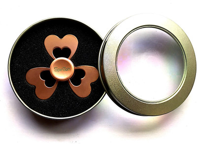 

Krypton Little Heart Bronze Gun Metal Cool Look Fidget Spinner(Multicolor)