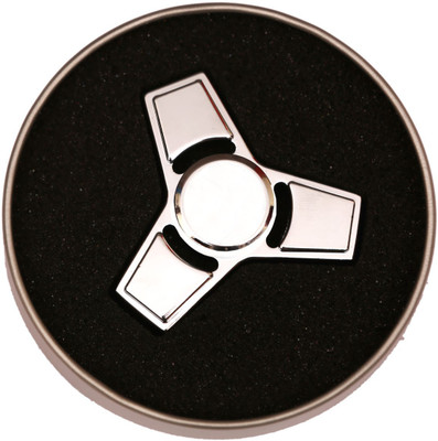 

Montez High Speed Silver Metal Fan Fidget Spinner Toy(Multicolor)