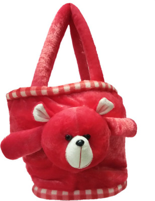 

Aparshi Designer Basket plush bag - 30 cm(Red)