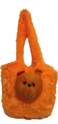 

Aparshi Designer bear plush bag - 22 cm(Orange)