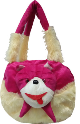 

Aparshi Designer soft circular plush bag - 26 cm(Multicolor)