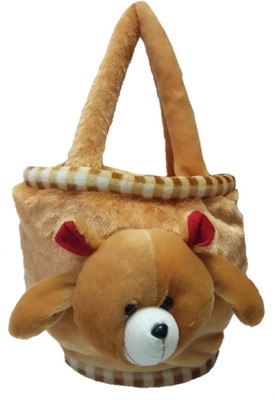 

Aparshi Designer Basket plush bag - 30 cm(Beige)