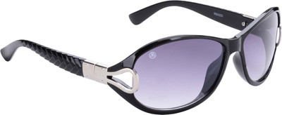 MarkQues Over-sized Sunglasses(For Women, Black)