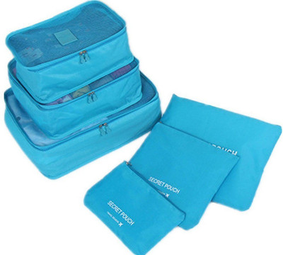 

Italish Laundry Pouch Luggage Bag Packing Cubes Travel Storage Organizer(Blue)