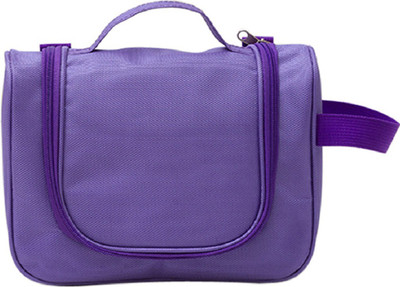 

Italish Travel Bag Beauty Make Up Toiletry Wash Bag Zipper Cosmetic Case Organiser Travel Toiletry Kit(Purple)