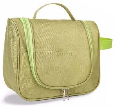 

Italish Beauty Make Up Wash Bag Zipper Cosmetic Case Organiser Travel Toiletry Kit(Green)