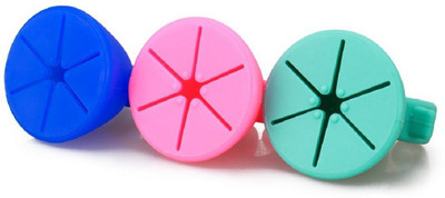 

Bruzone Nail Polish Ring Holder A16 Nail Polish Holder Vanity Box(Multicolor)