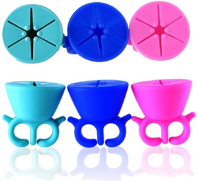 

Bruzone Nail Polish Ring Holder A15 Nail Polish Holder Vanity Box(Multicolor)