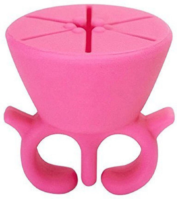 

Bruzone Nail Polish Ring Holder A24 Nail Polish Holder Vanity Box(Pink)