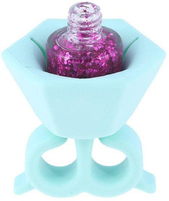 

Bruzone Nail Polish Ring Holder A12 Nail Polish Holder Vanity Box(Green)