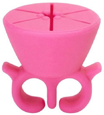 

Bruzone Nail Polish Ring Holder A28 Nail Polish Holder Vanity Box(Pink)