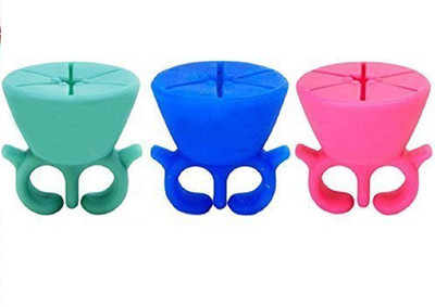 

Bruzone Nail Polish Ring Holder A23 Nail Polish Holder Vanity Box(Multicolor)