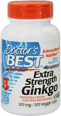 

Doctor's Best Extra Strength Ginkgo 120mg 120caps(120 No)